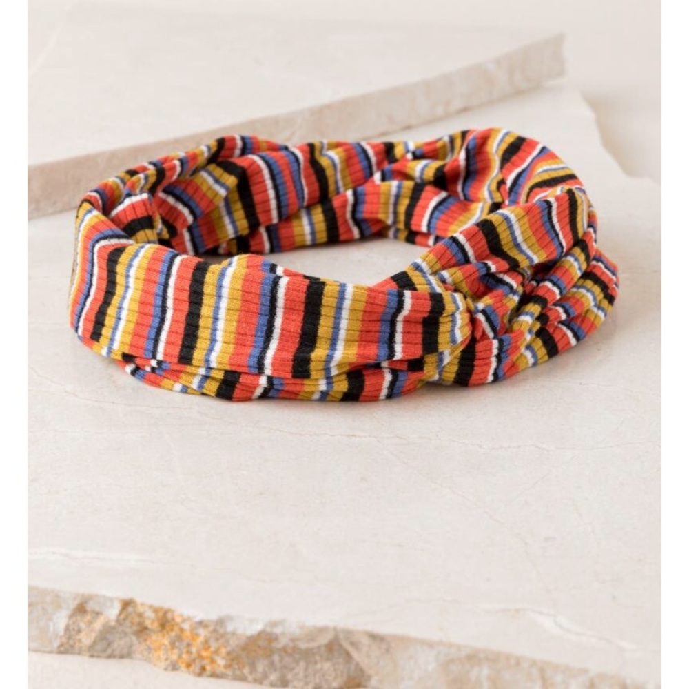 Francesca’s Striped Turban Headband